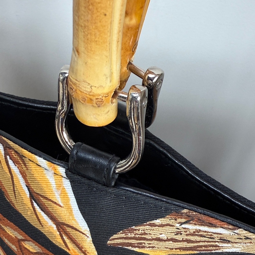 Fabulous Diane Gilman Tropical Leopard Tote Bag - Picture 8 of 12